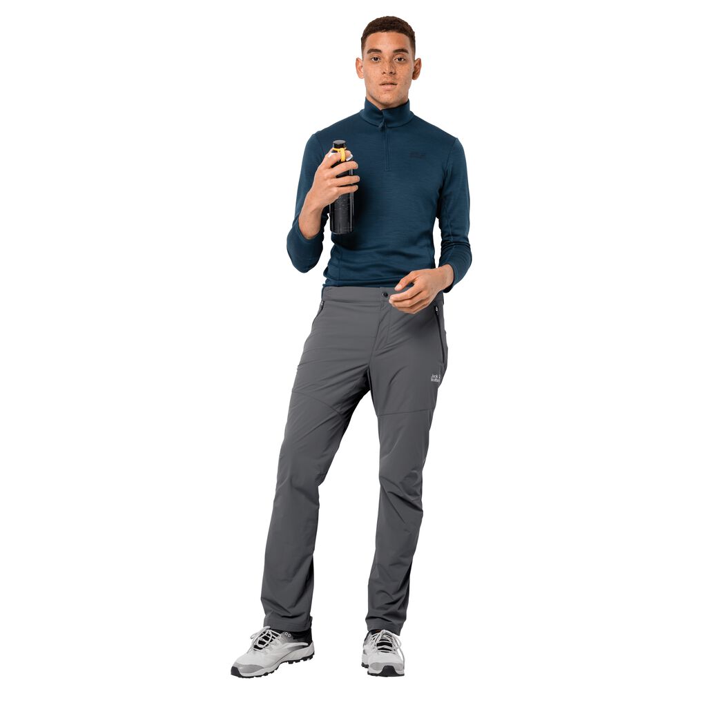 Jack Wolfskin DELTA Pantalons Homme Gris - RCZOWQP-05